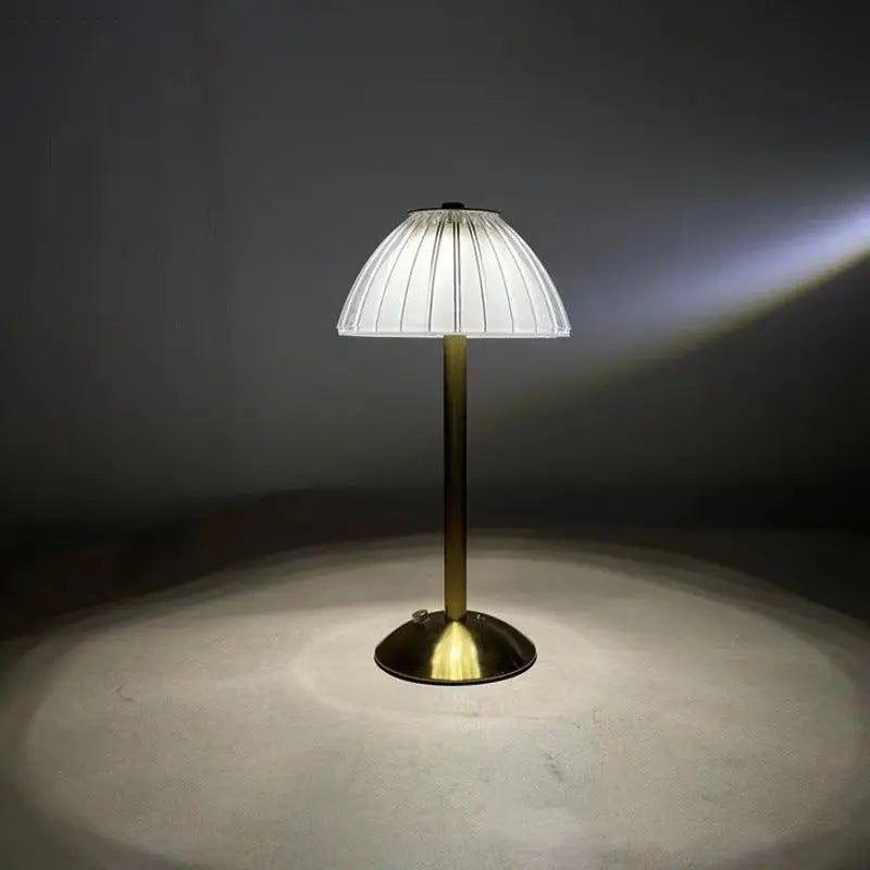 Wireless LED Glass Bedside Table Lamp