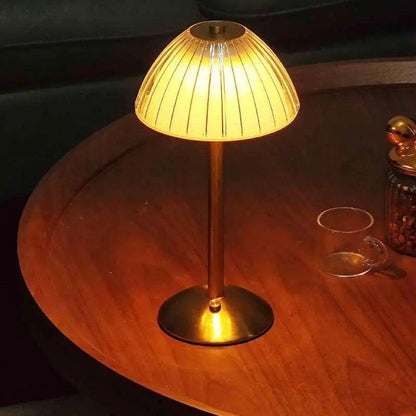 Wireless LED Glass Bedside Table Lamp