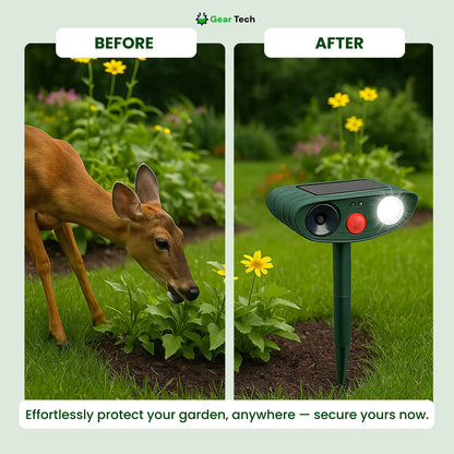 Outdoor Solar Deer Repellent for Yard Protection - Cofik