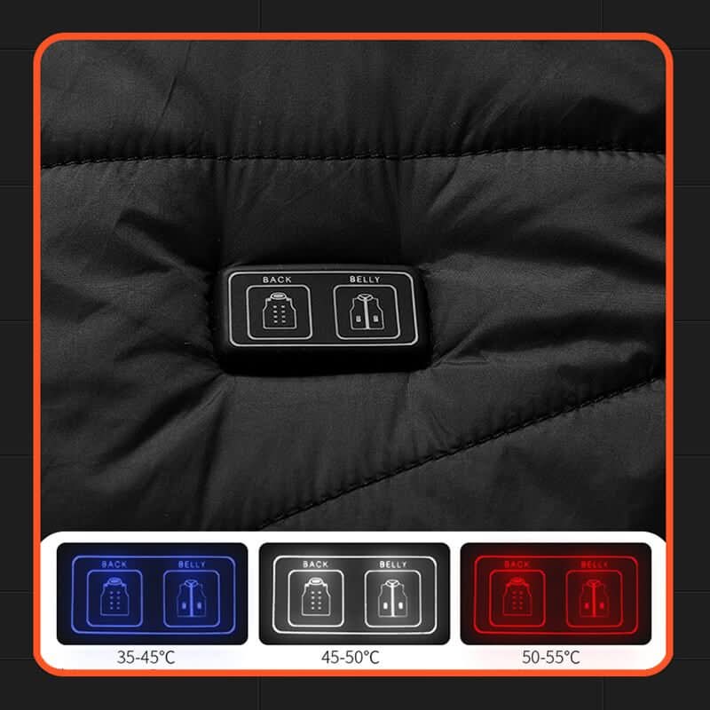 Warm Thermal Vest with 13 Heat Settings