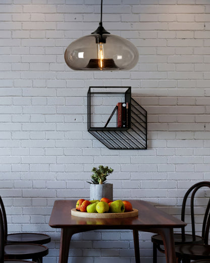Sleek Glass Pendant LED Ceiling Light Fixture