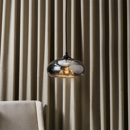 Sleek Glass Pendant LED Ceiling Light Fixture