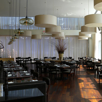 Sleek Glass Pendant LED Ceiling Light Fixture