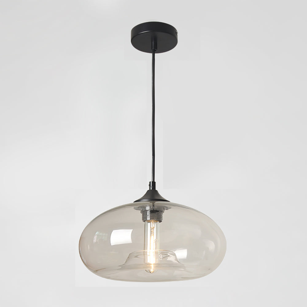 Sleek Glass Pendant LED Ceiling Light Fixture - Cofik