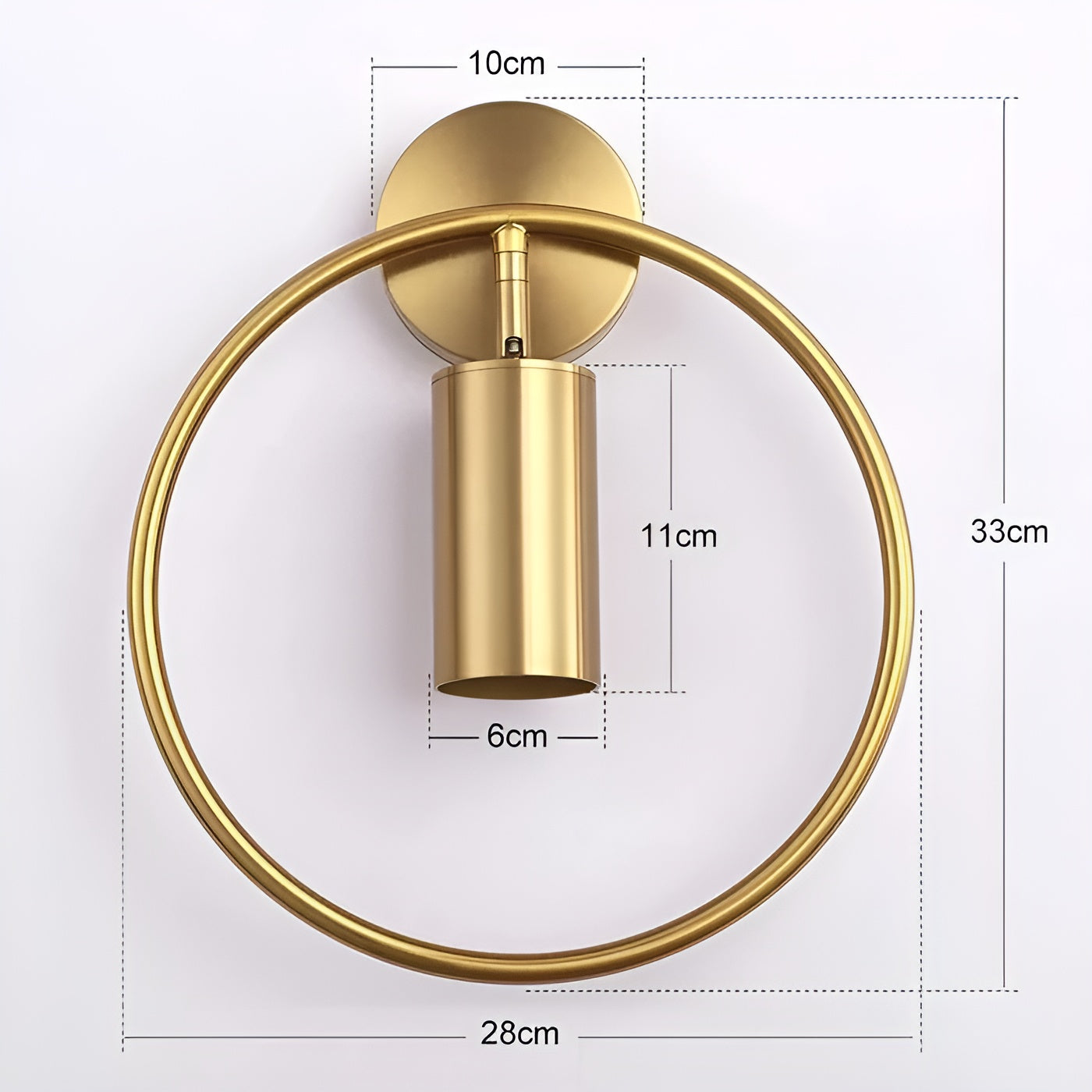 Stylish Round LED Wall Light Fixture