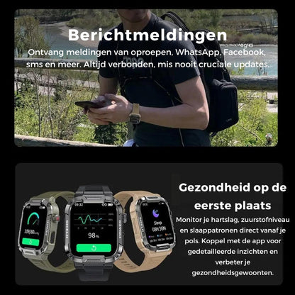 Tough Waterproof Smart Watch for IOS Android
