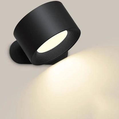Cordless LED Rotating Wall Light