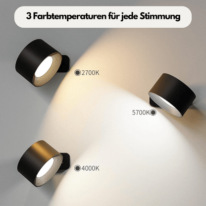 Flexible Cordless LED Wall Light – Adjustable Head