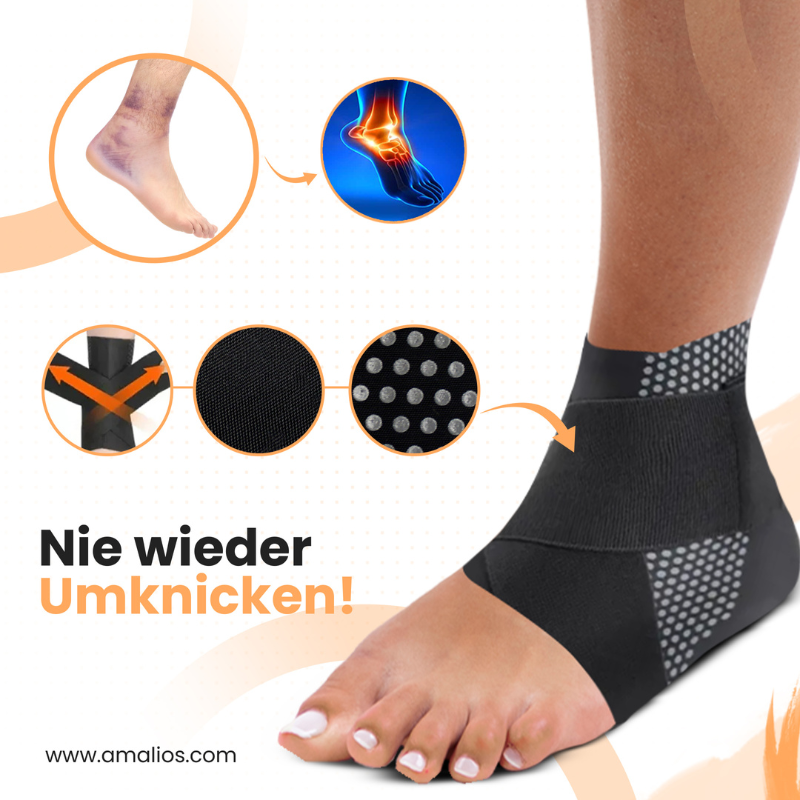 Supportive Ankle Compression Wrap