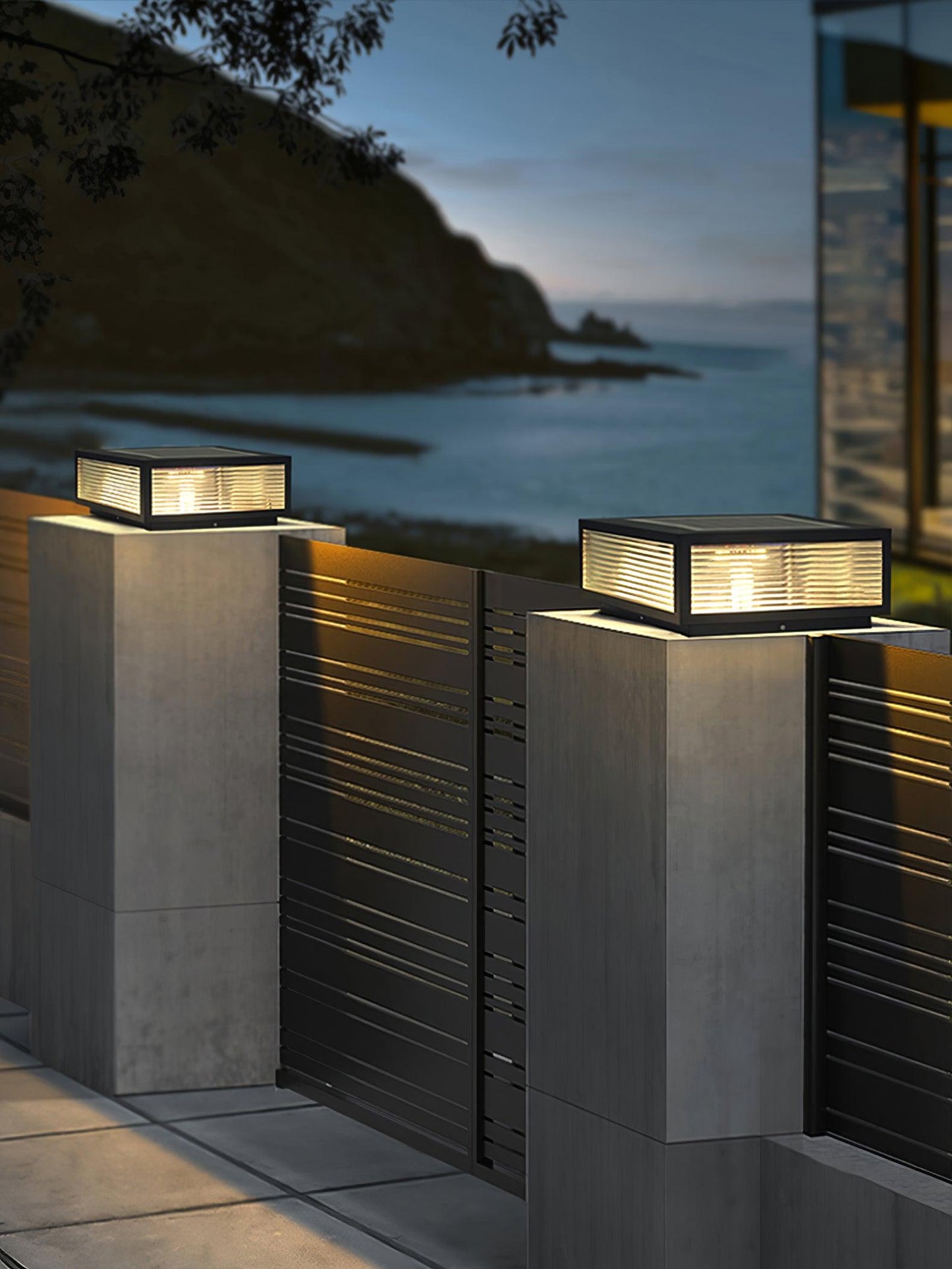 Bright Outdoor Garden Lantern
