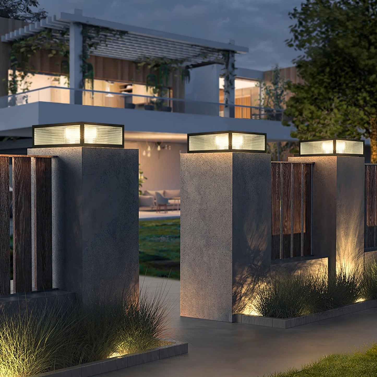 Bright Outdoor Garden Lantern