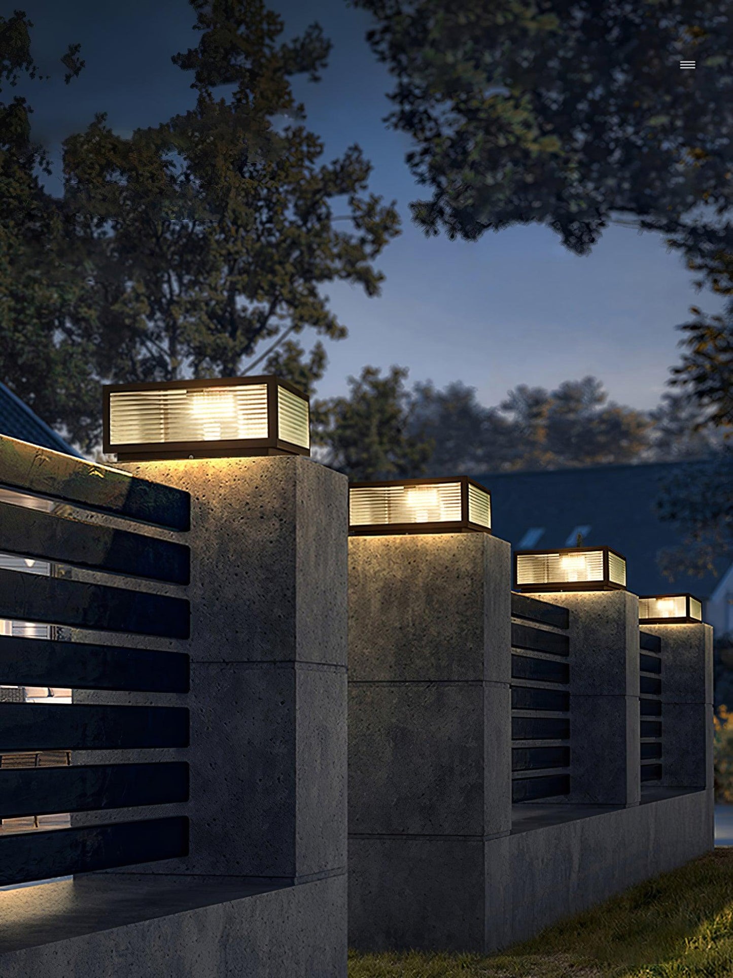 Bright Outdoor Garden Lantern