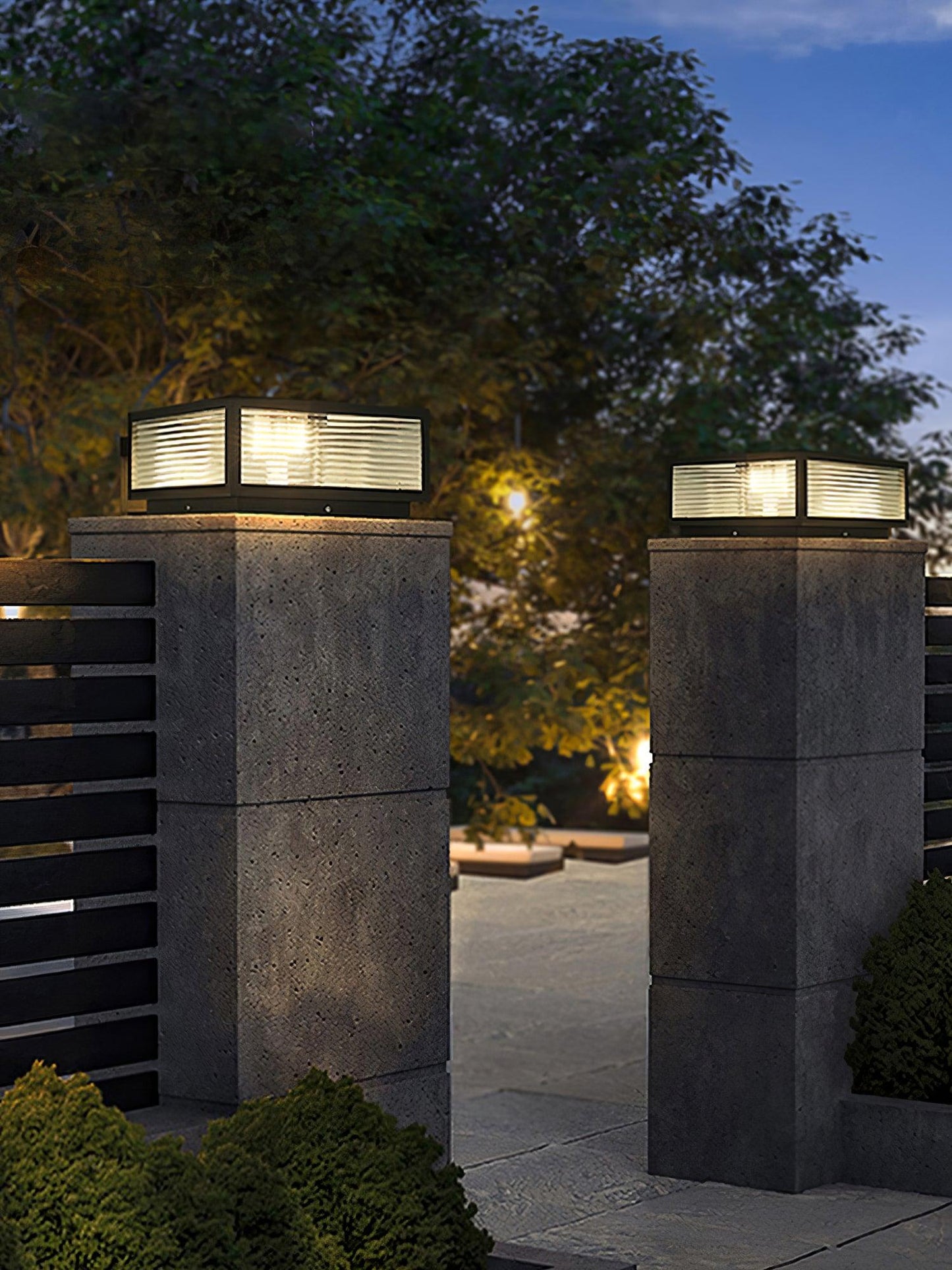 Bright Outdoor Garden Lantern
