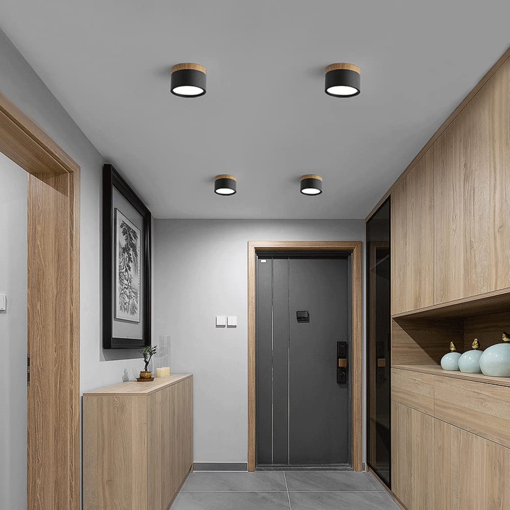 Slim LED Ceiling Fixture Modern Cylinder Light