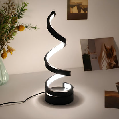 Contemporary Spiral LED Desk Lamp - Cofik