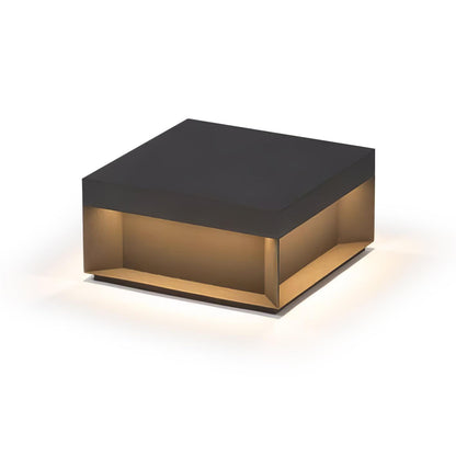 Outdoor Black Security Post Lamp