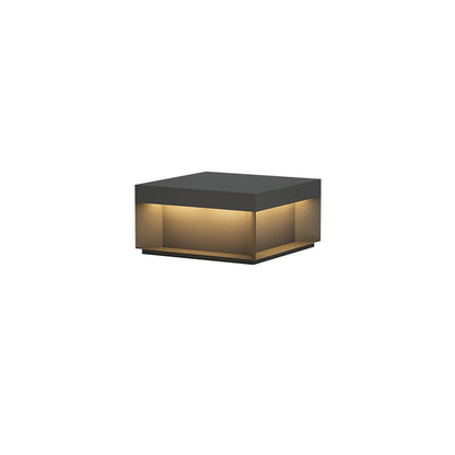 Outdoor Black Security Post Lamp