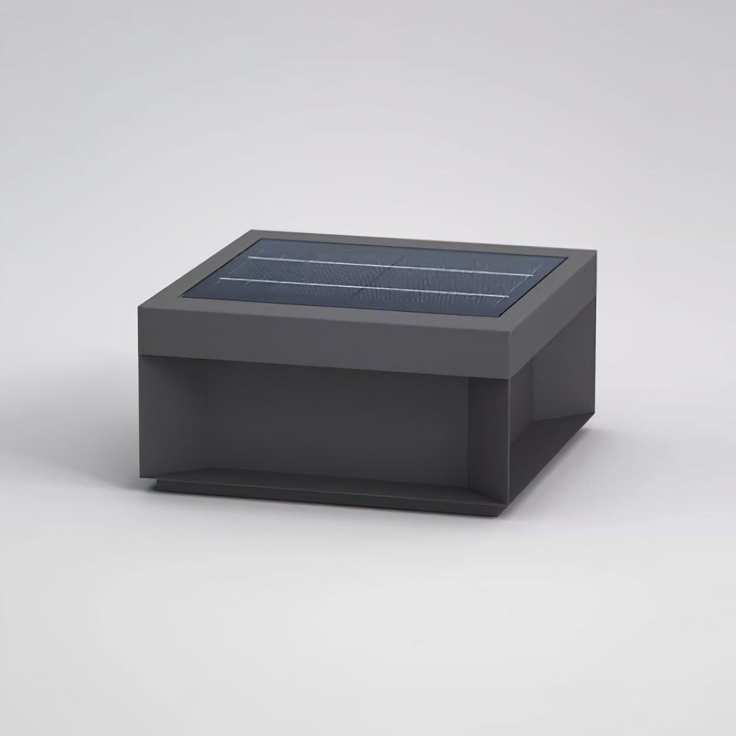 Outdoor Black Security Post Lamp