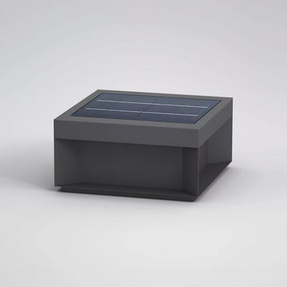 Outdoor Black Security Post Lamp