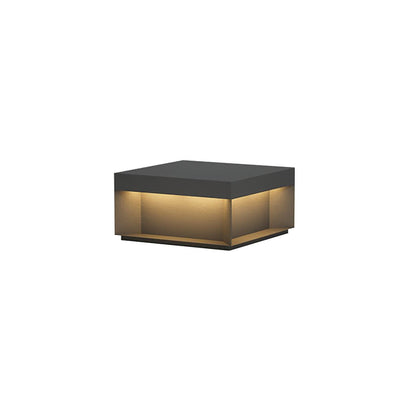 Outdoor Black Security Post Lamp