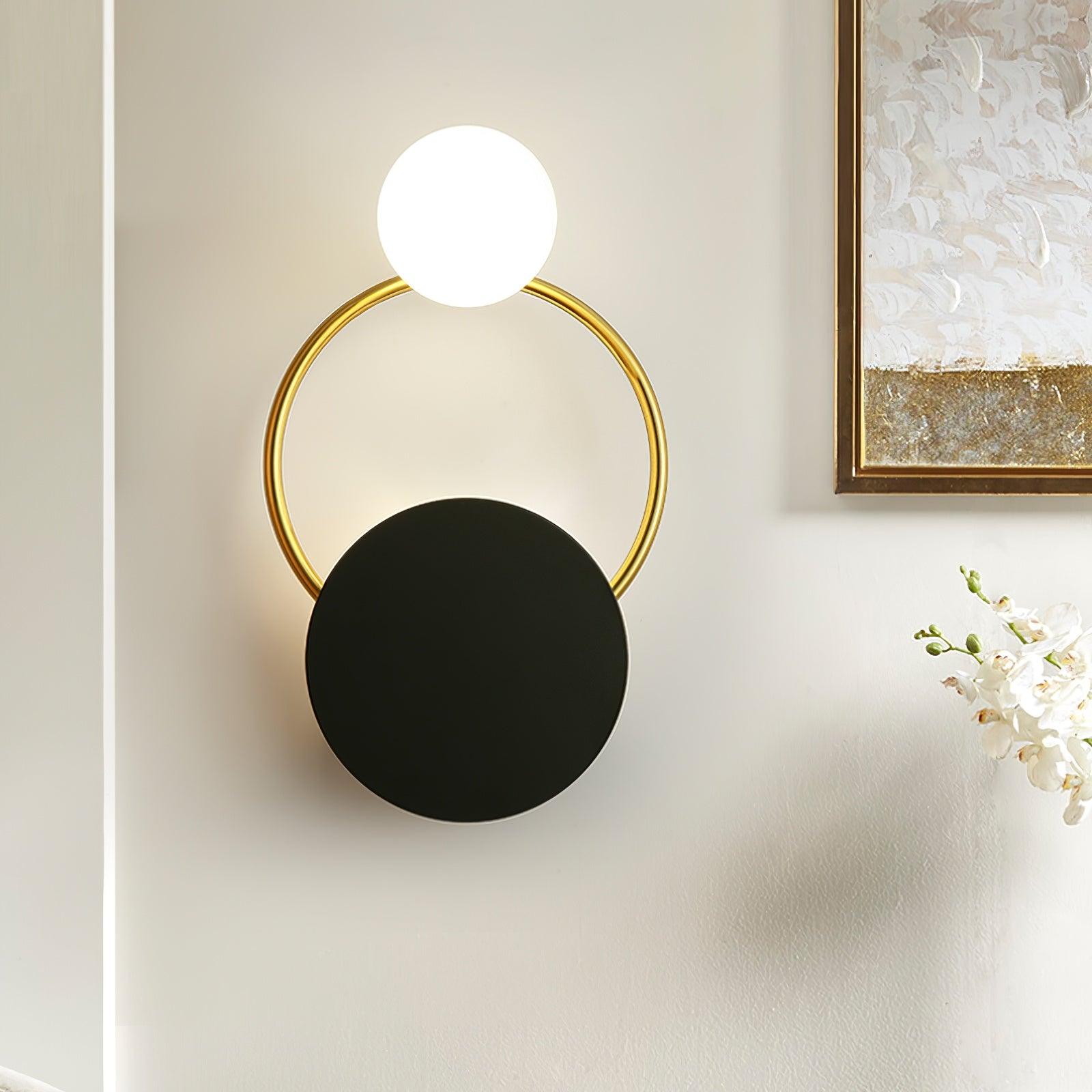 Sleek Round Metal Wall Light - Cofik