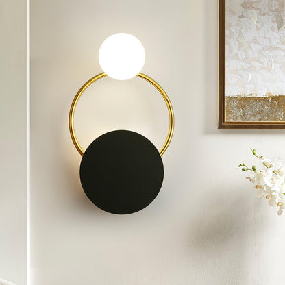 Sleek Round Metal Wall Light - Cofik