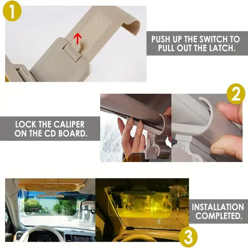 Anti Glare Screen Protector with Day Night Vision Filter