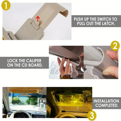 Anti Glare Screen Protector with Day Night Vision Filter