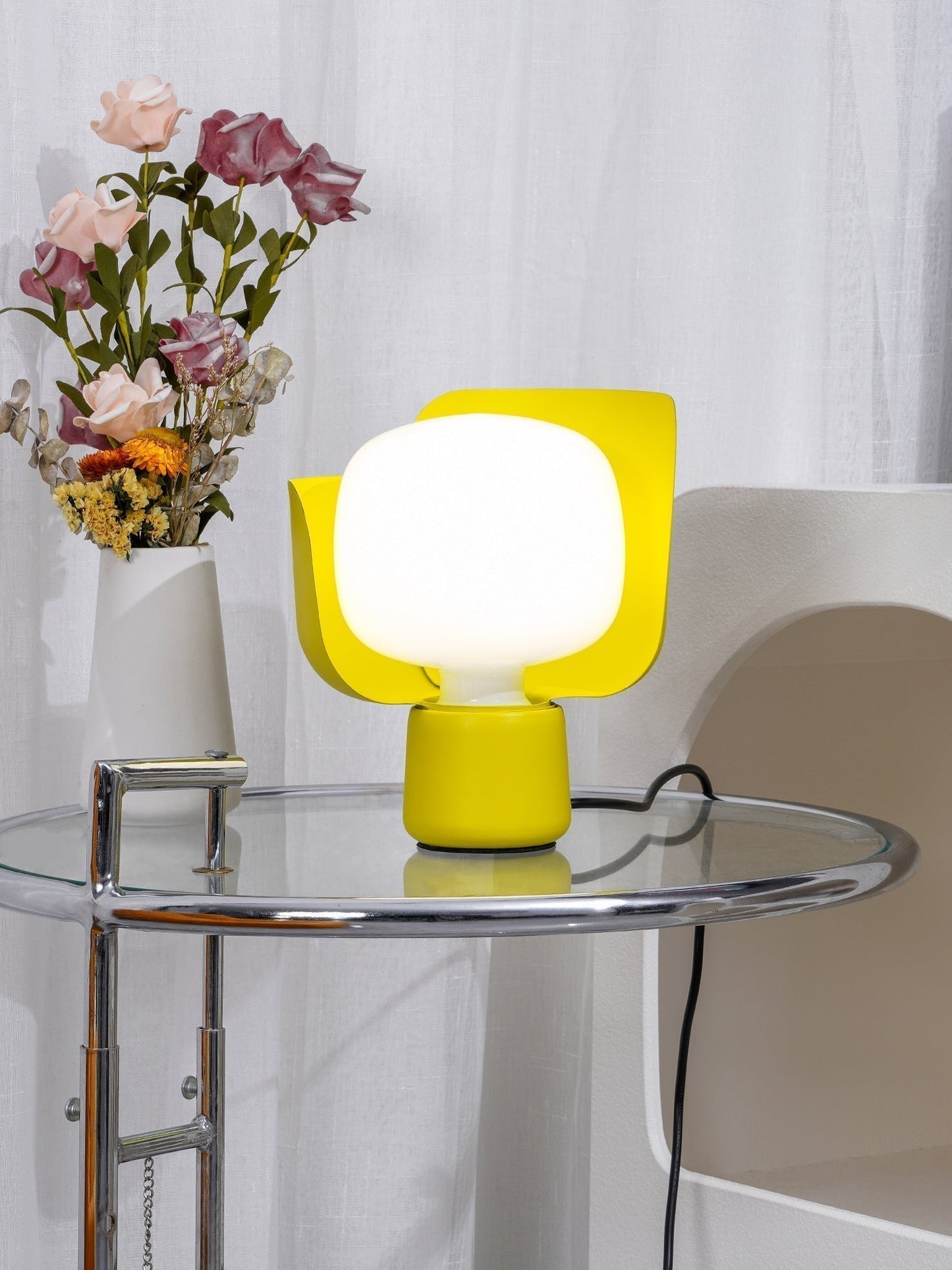 Elegant Glass Table Light Lamp