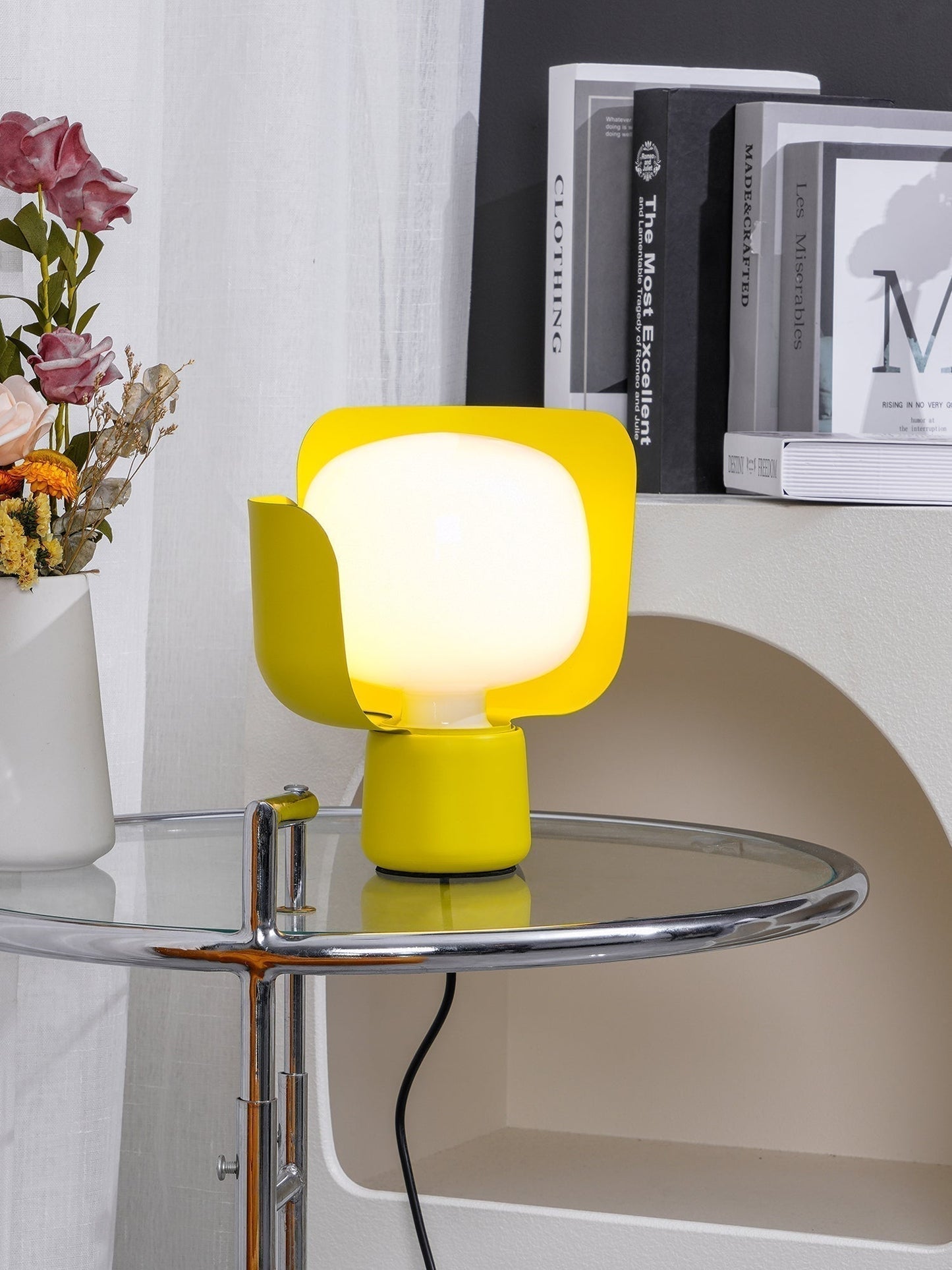 Elegant Glass Table Light Lamp