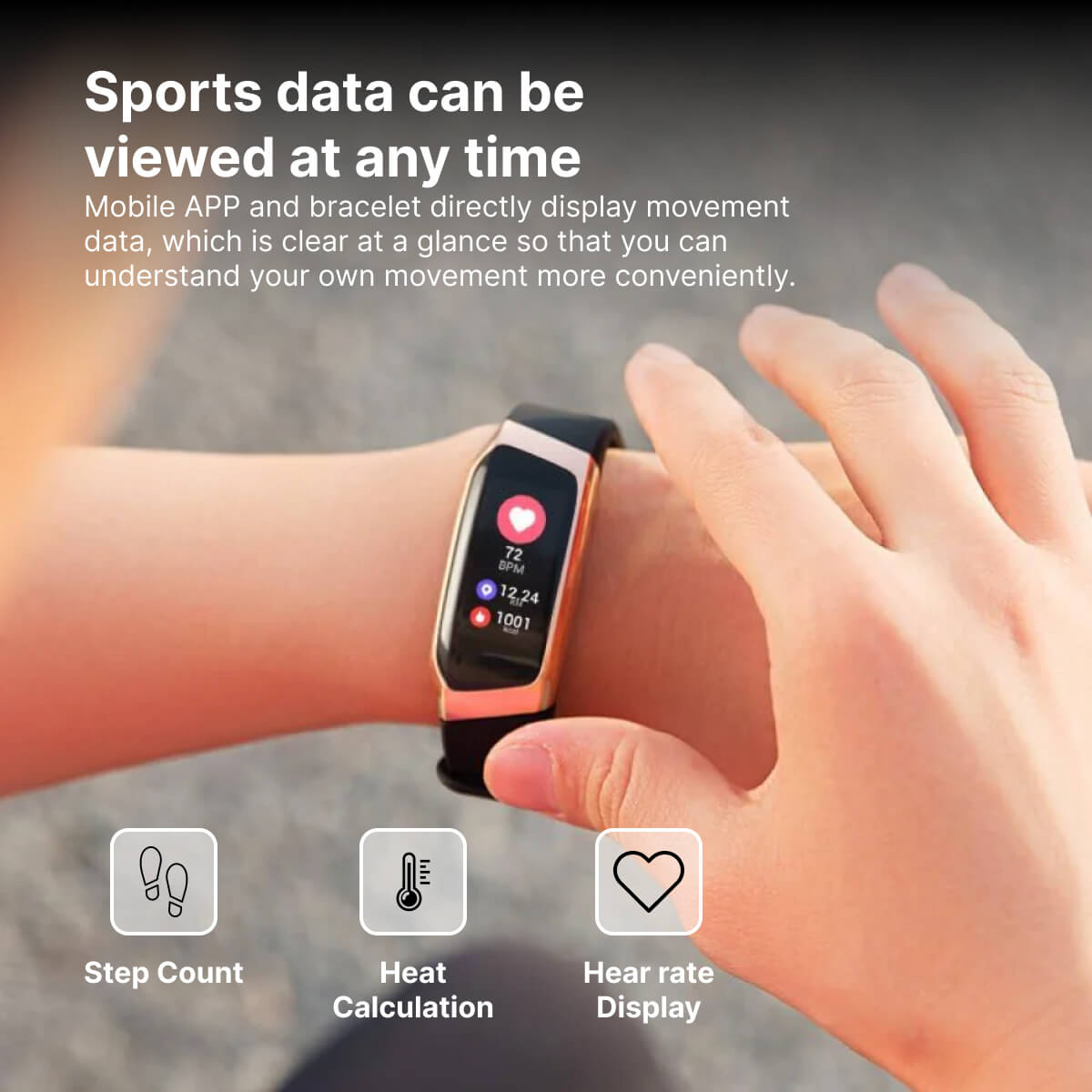 Accurate Fitness Smartwatch with Heart Rate Tracker