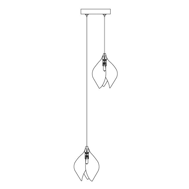 Elegant White Hanging Pendant Lamp