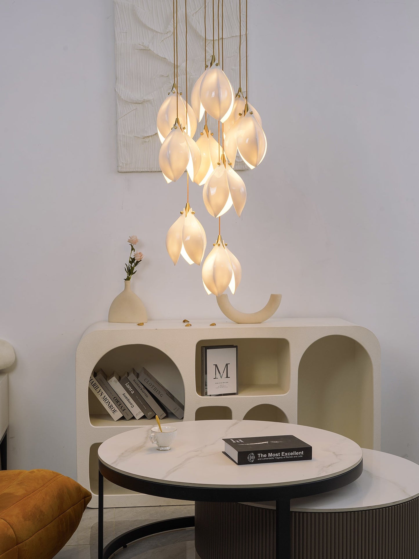 Elegant White Hanging Pendant Lamp