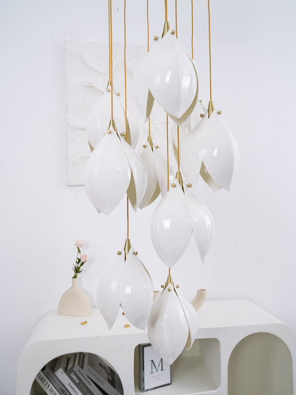 Elegant White Hanging Pendant Lamp