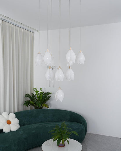Elegant White Hanging Pendant Lamp
