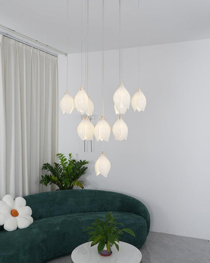 Elegant White Hanging Pendant Lamp