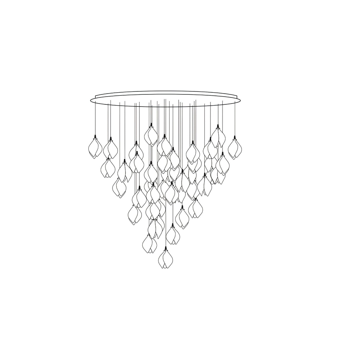 Elegant White Hanging Pendant Lamp