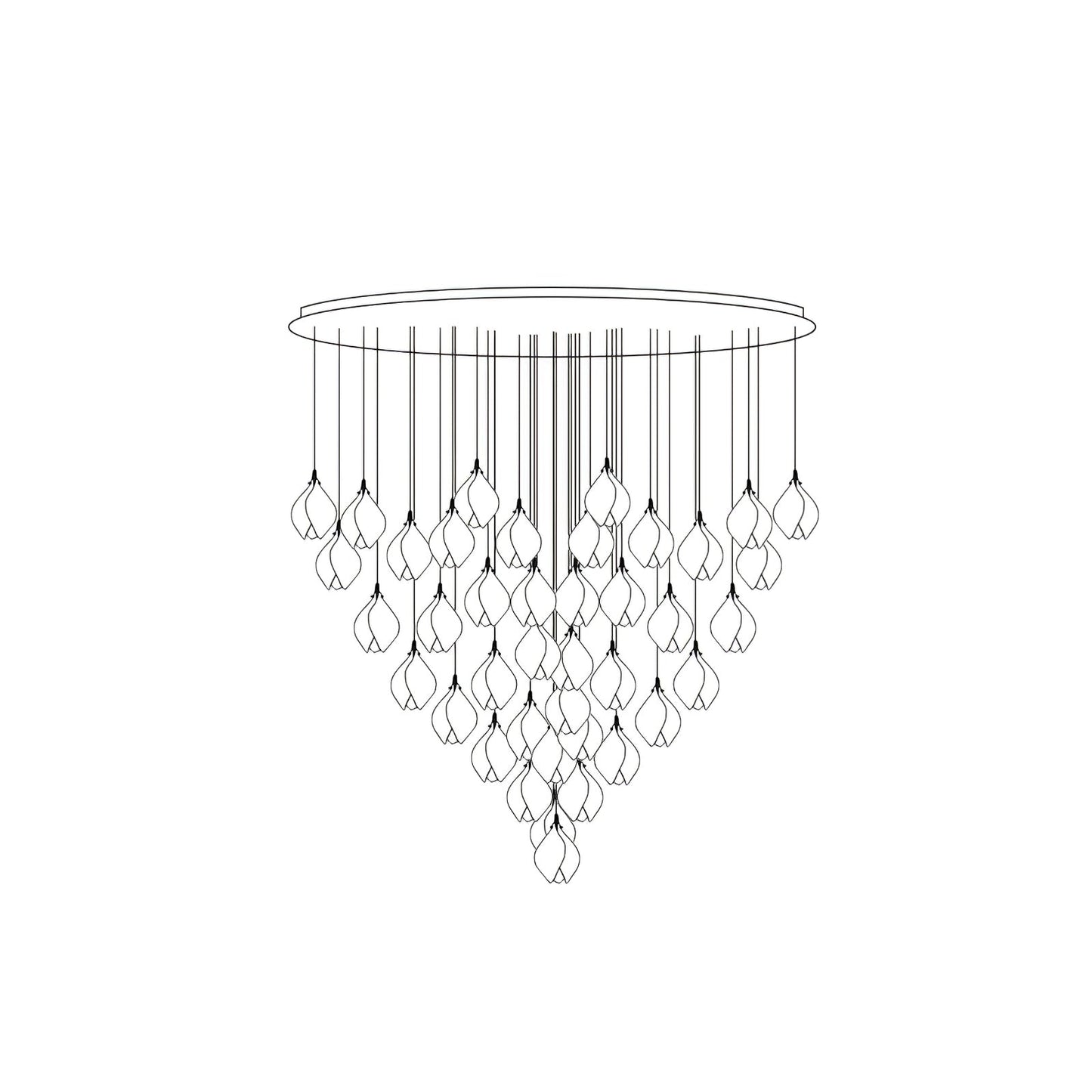 Elegant White Hanging Pendant Lamp