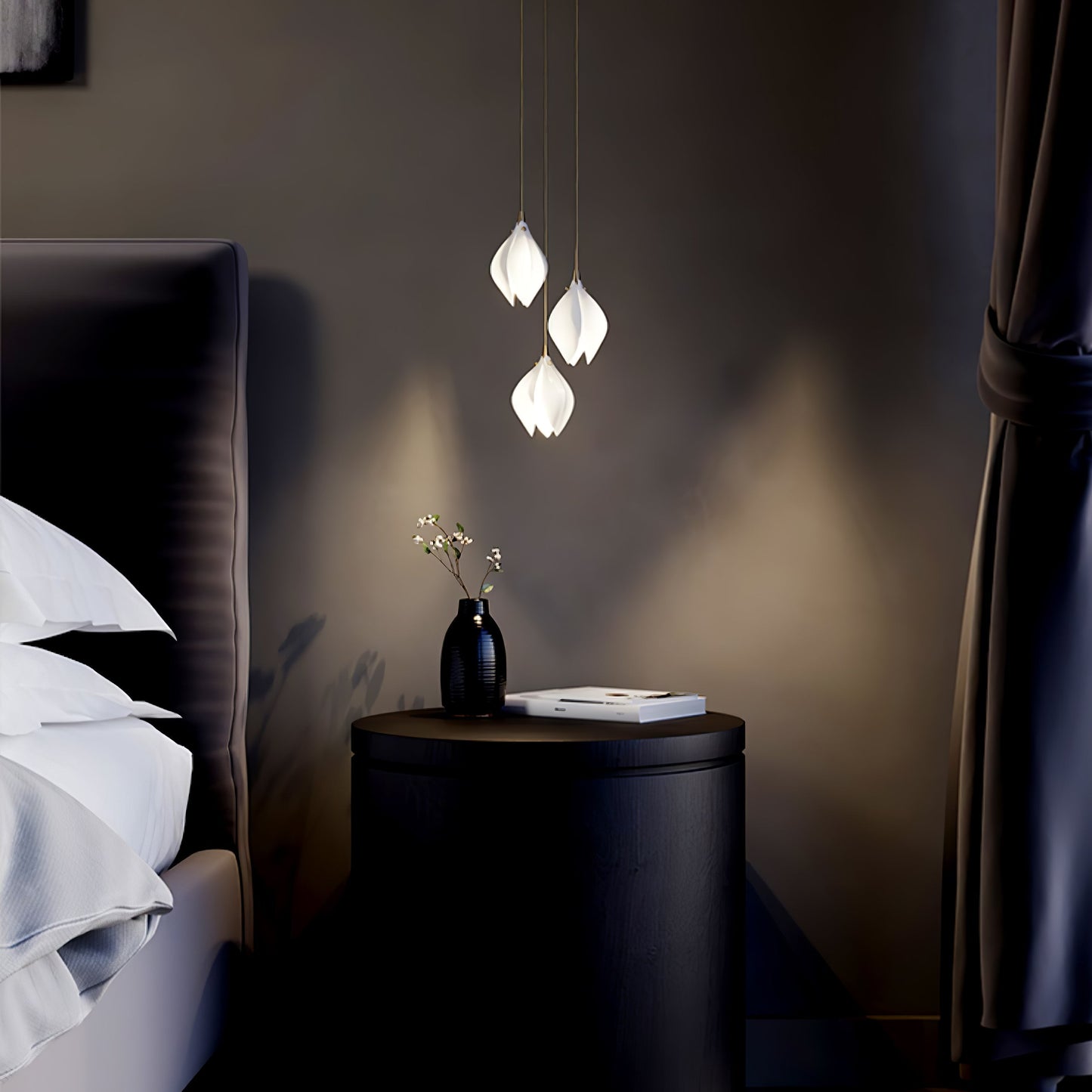 Elegant White Hanging Pendant Lamp