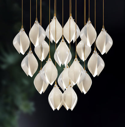 Elegant White Hanging Pendant Lamp