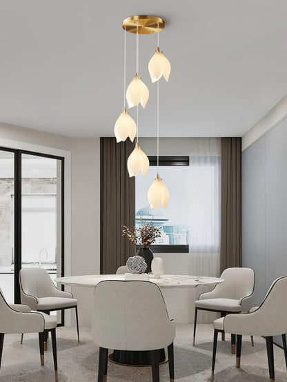 Elegant White Hanging Pendant Lamp