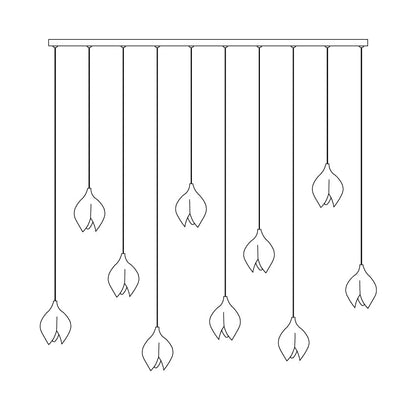 Elegant White Hanging Pendant Lamp