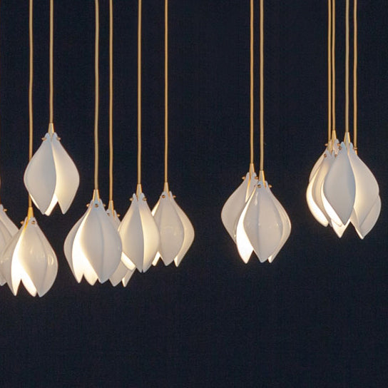 Elegant White Hanging Pendant Lamp