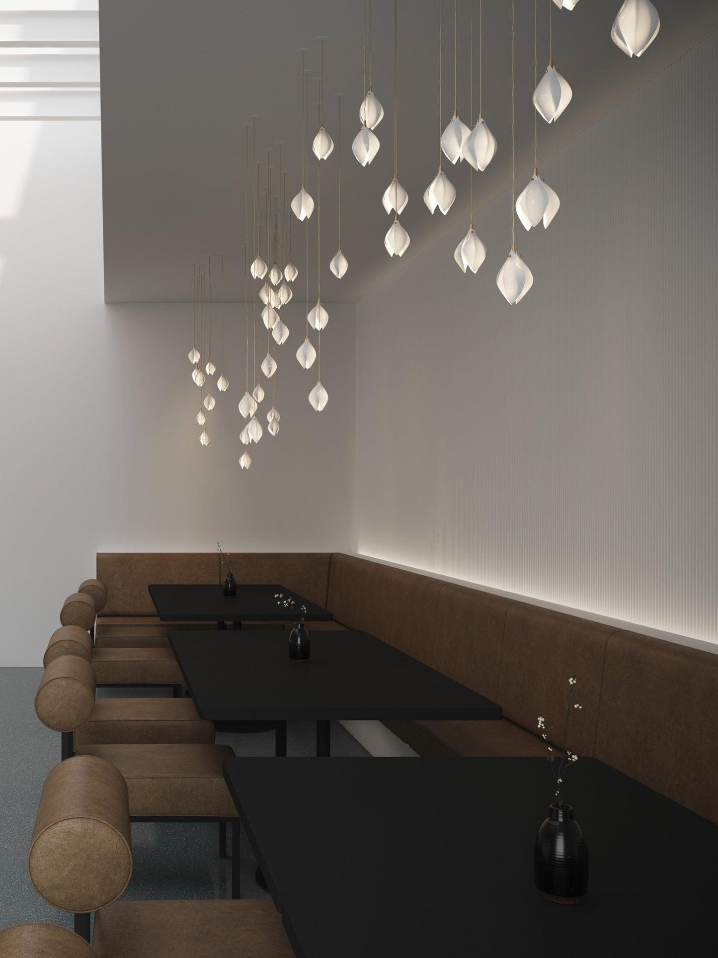 Elegant White Hanging Pendant Lamp