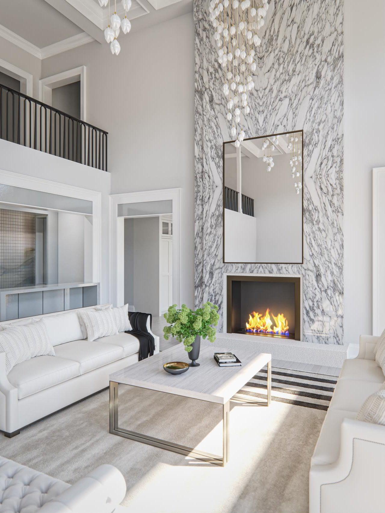 Elegant White Hanging Pendant Lamp