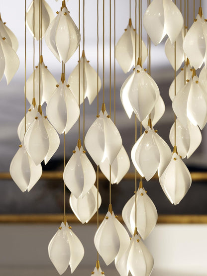 Elegant White Hanging Pendant Lamp