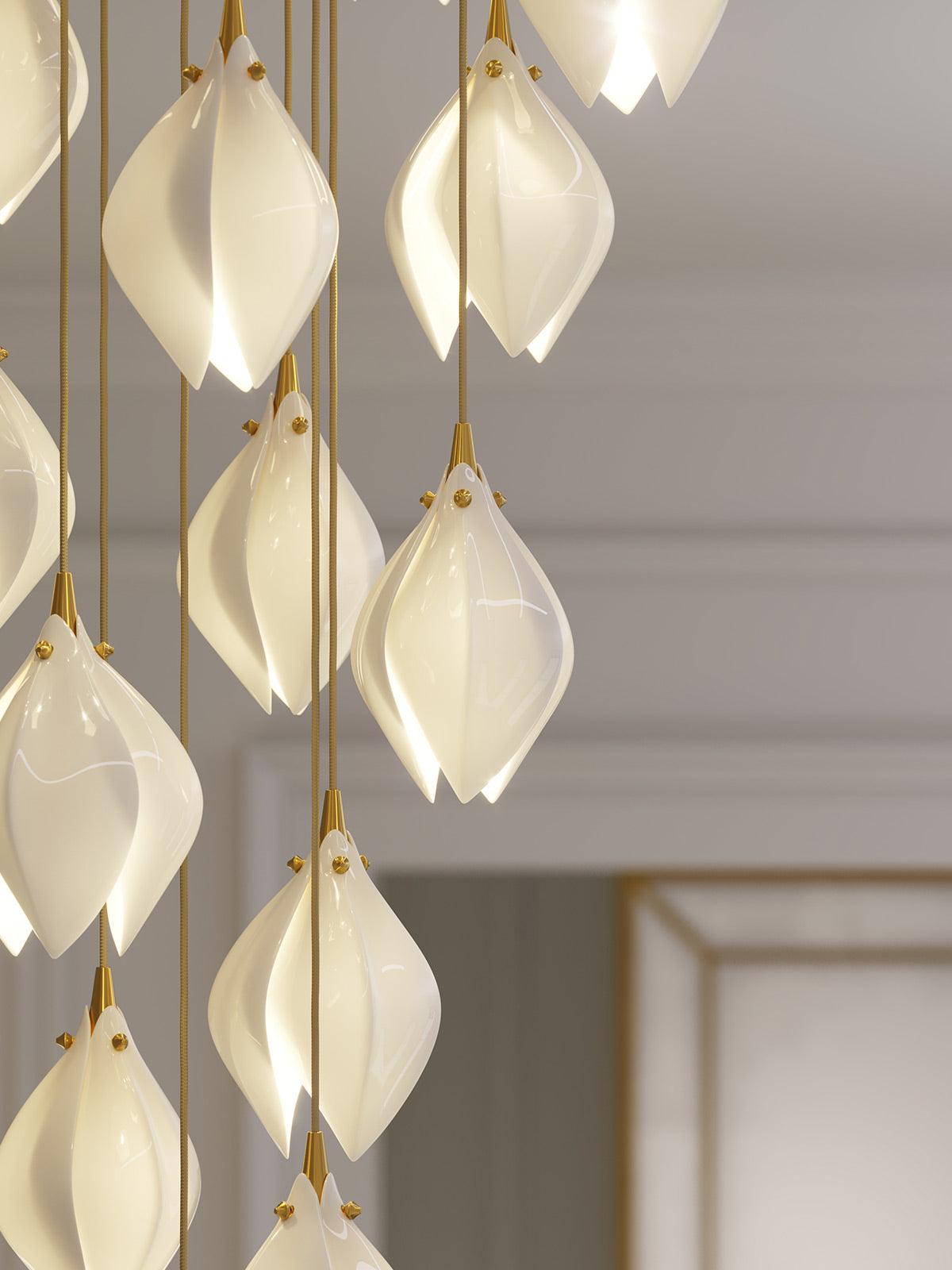 Elegant White Hanging Pendant Lamp