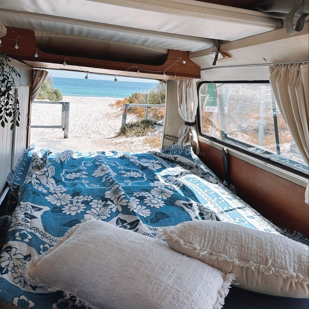 Cozy Portable Blanket - Soft Microfiber Travel Throw