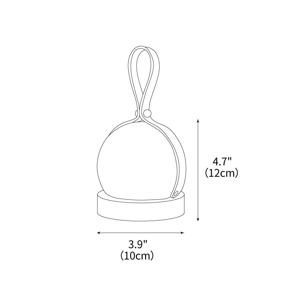 Tall Metal Lantern Style Table Light