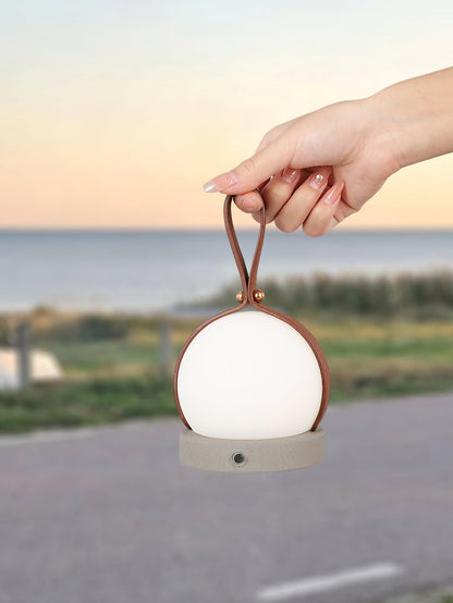 Tall Metal Lantern Style Table Light